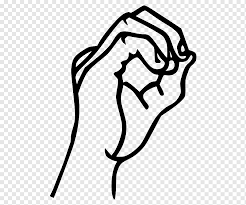 Check 'bahasa isyarat' translations into english. American Sign Language O Alphabet Sign Language English Hand Monochrome Png Pngwing