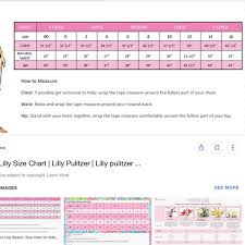 Lilly Pulitzer Size Chart