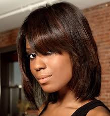 The bottom of the hair strands in this shoulder kissing black hair weave have an edgy and uneven look that gives a trendy feel. Black Hairstyles Weaves Essence