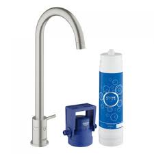 Mit allen vorteilen von grohe blue pure versehen, bietet das grohe blue. Grohe Blue Mono Pure Starter Kit 31301 Fur Bwt Filter Supersteel Drei Wege Wasserhahn Shopdrei Wege Wasserhahn Shop