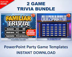 Can you guess which of these hollywood movies the rock wasn't in? Familiar Trivia Quizparty Powerpoint Party Game Templates Etsy