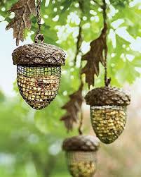 Acorn Shaped Birdhouse The Vintage Wren Garden Planning Bird Feeders Acorn Crafts Garden Supplies