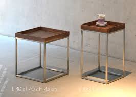 Votre table, extensible et solidefabriquée par un artisan ! Table D Appoint En Bois Design Et De Haute Qualite Chez Ksl Living