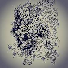 Wip Jaguar Warrior Update Skull Snake Serpent Aztec Olmec Jaguar Jaguarwarrior Mexica Mixtec Mayan T Aztec Tattoo Designs Mayan Tattoos Jaguar Tattoo