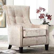 Chantelle Heather Ivory Accent Chair 19r48 Lamps Plus Accent Chairs Accent Chairs For Living Room Side Chairs