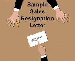 Ca 15635) working from 3 july 2008 to till 31 oct 2011. Sales Resignation Letter