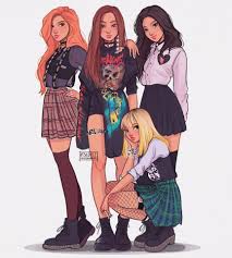 Jennie blackpink anime render by notsocreativ on. Blackpink Drawing Cartoon Blackpink Reborn 2020