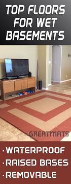 If You Ll Likely Get Your Basement Flooring Wet You Ll Want To Check Out These Flooring Options Basement Flooring Waterproof Wet Basement Basement Flooring