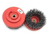 5 Inch Silicon Carbide Antiquing Brush - Grit 24 For Granite, Marble & Stone