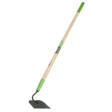 Chop into the soil, then pull or draw the head toward yourself and break up clods into the furrow. Ames Welded Garden Hoe 2825700 The Home Depot