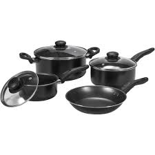 Articulos para la cocina, utensilios, ollas, sartenes, cubiertos, tablas, morteros y mucho mas, solo aqui en elcontainer.cl podras encontrar los mejores precios de fabrica en chile, ven y aprovecha nuestras. Juego De Ollas Para Cocina Antiadherente De 7 Piezas Mainstays Gv Express