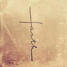 Yes Tattoo Of The Word Faith In Shape Of A Cross Let Your Faith Be Bigger Than Your Fears Tattoos Faith Tattoo Neck Tattoo