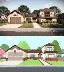 Rick And Morty Home Rendering Rick And Morty Morty Cartoon House