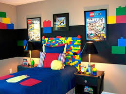 Lego Fans You Re In For A Treat Anita Roll Painted This Fun Lego Themed Boys Room The Lego Room Was Painted I Boys Bedroom Themes Bedroom Themes Lego Bedroom