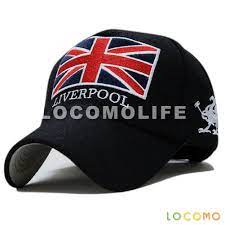 Uk Union Jack Flag Liverpool Embroidery Snapback Cap Black Hats For Men Hats For Women England Flag