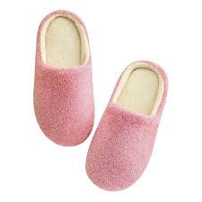 Efinny Efinny Women Men Winter Fleece Anti Slip House Slippers Walmart Com Leather Slippers For Men Slippers Womens Slippers