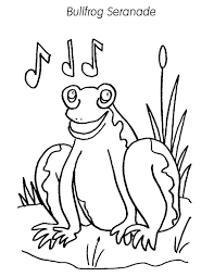 You could find other exciting coloring picture to work on with. Bullfrog Serenade Coloring Pages Best Place To Color