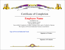 You have a good to news to hear from you. Forklift Certification Template Awesome Certificate Stock Template Within Printab Training Certificate Certificate Templates Certificate Of Completion Template