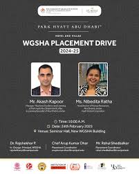 Meet Mr. Arup Kumar Dhar Chef Arup has more than 5 years of operational  experience and 13 years of academic experience. He has been associated with  WGSHA for the past 10 years.