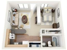 100 Small Studio Apartment Layout Design Ideas Home Design Ide Apartemen Rumah Minimalis Denah Rumah