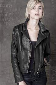 Bisonte Leather Jacket Jackets Stretch Leather Leather Jackets Women