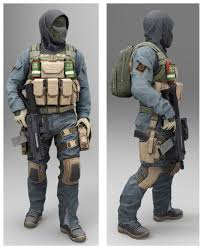 Masked Soldier Low Poly Model Georgi Georgiev Tactical Armor Armor Concept Military Gear