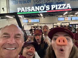 Commanders win. Paisano's pizza. Fans everywhere. Doesn't get better than  that. 🍕🏈 #HTTC