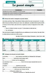 Je dois savoir parfaitement conjuguer les 9 verbes suivants ; Evaluation Passe Simple Cm1 Cm2 Fee Des Ecoles