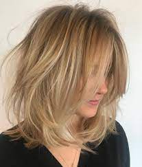 Messy Blonde Long Bob Thin Hair Haircuts Hair Styles Medium Hair Styles