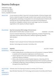 James is feeling proactive and wants to do an internship or placement in his third year of study. Internship Resume Example Resume Com
