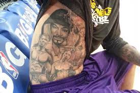 5,000+ vectors, stock photos & psd files. La Lakers Center Robert Sacre Has Incredible Torso Tattoo Of Snoop Dogg And Dmx Bleacher Report Latest News Videos And Highlights