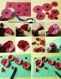 Krokotak Poppies Art Poppy Craft Remembrance Day Art Poppy Art