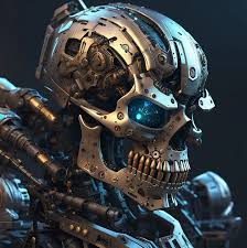 Midjourney prompt: skull nousr robot, armored - PromptHero