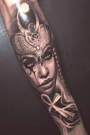 If you're a seasoned tattoo enthusiast, on the other hand, consider going full sleeve! Cleopatra Portrait Egyptian Goddess Cleopatra Portrait Cleopatra Portrait Egyptian Goddess Cle Egyptian Tattoo Sleeve Egyptian Tattoo Egyptian Goddess Tattoo