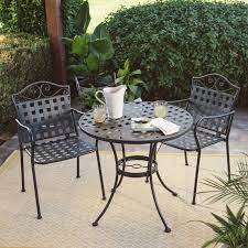 Outdoor Belham Living Capri Wrought Iron Bistro Set By Woodard Outdoor Bistro Set Bistro Set Bistro Table Outdoor