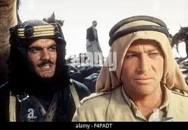 Peter O'Toole, Omar Sharif, "Lawrence of Arabia", 1962 Columbia Pictures  File Reference # 33536 255THA Stock Photo