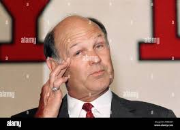 Maryland University basketball coach Charles "Lefty" Driesell comments to  reporters