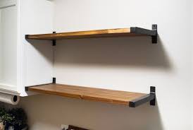 Get Budget Friendly Open Shelving Using Ikea S Granhult Brackets Sammy On State Laundry Room Remodel Feature Wall Bedroom Ikea Shelves