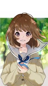 Because of this, manga artists have developed a special method of simplifying hair. Anime Cute Girl School Short Hair Wallpapers Wallpaper Cave