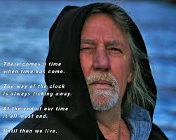 Old hippie struggling in modern world