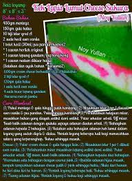 Kukus semula atau bakar semula selama 1 jam pada suhu 150c. 52 Noy Yullan Ideas Recipes Resep Cake Food