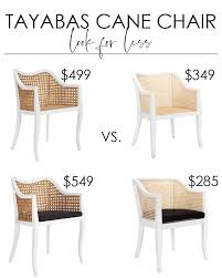 Tayabas Cane Chair Look For Less Life On Virginia Street Dining Room Updates Side Chairs Cane Chair