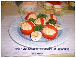 Panier De Tomates Mimosa Au Crabe Et Crevettes Roses Chambre D Hotes Aux Sources De L Ancre En Picardie Au Pays Du Coquelicot Cuisine Pinterest Alimentation Crevettes