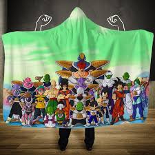 Choose your favorite frieza shirt style: Dragon Ball Z Frieza Saga Battle Of Namek Cast Hooded Blanket Saiyan Stuff