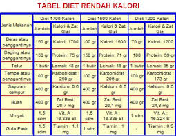 Mengonsumsi makanan rendah kalori dan lemak akan mempengaruhi keberhasilan diet. Tabel Diet Rendah Kalori Tips Diet Sehat Alami