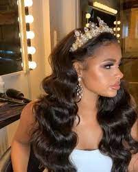 Romantichairstyles Waves Softwaves Volume Black Wedding Hairstyles Black Brides Hairstyles Wedding Hairstyles With Crown