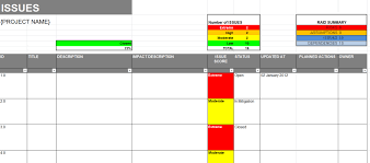 raid log excel template for project management dashboard templates goods receiving note format