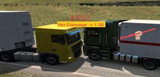 Ets2 No Damage V1 0 1 36 X Trucks Damaged Truck And Trailer
