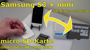 Zum akku, habe den ursprünglichen akku jemdanden gegeben, der eín selbiges model hat. Samsung S3 Mini Microsd Karte Ein Und Ausbauen Akku Wechseln Youtube