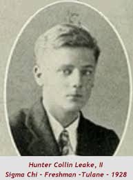 Hunter Collins Leake II (1910-1993)